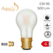 Aquila light bulb with specifications on a white background