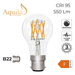 Aquila LED light bulb with specifications on a white background