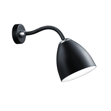 Wall Mounted Adjustable Reading Light - Black - Contemporary Lighting from RETROLIGHT. Made by BM.