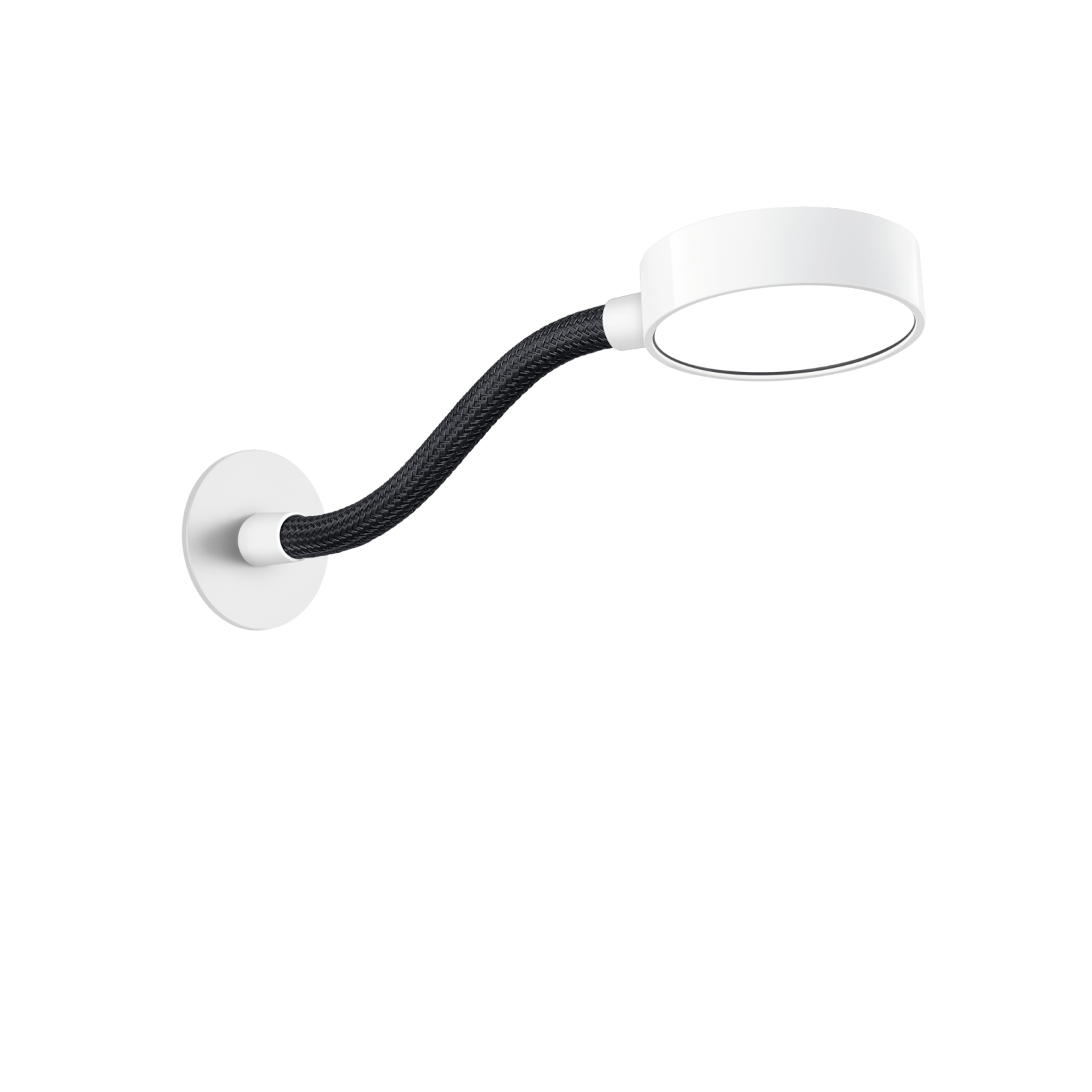 Wall Mounted Adjustable Reading Light - White/Black - Contemporary Lighting from RETROLIGHT. Made by BM.