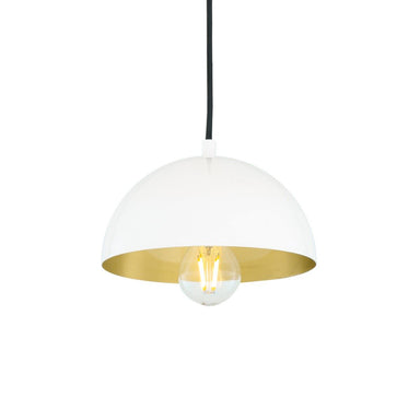 Avon Brass Dome Pendant 20cm - Pendant Lights from RETROLIGHT. Made by Mullan Lighting.