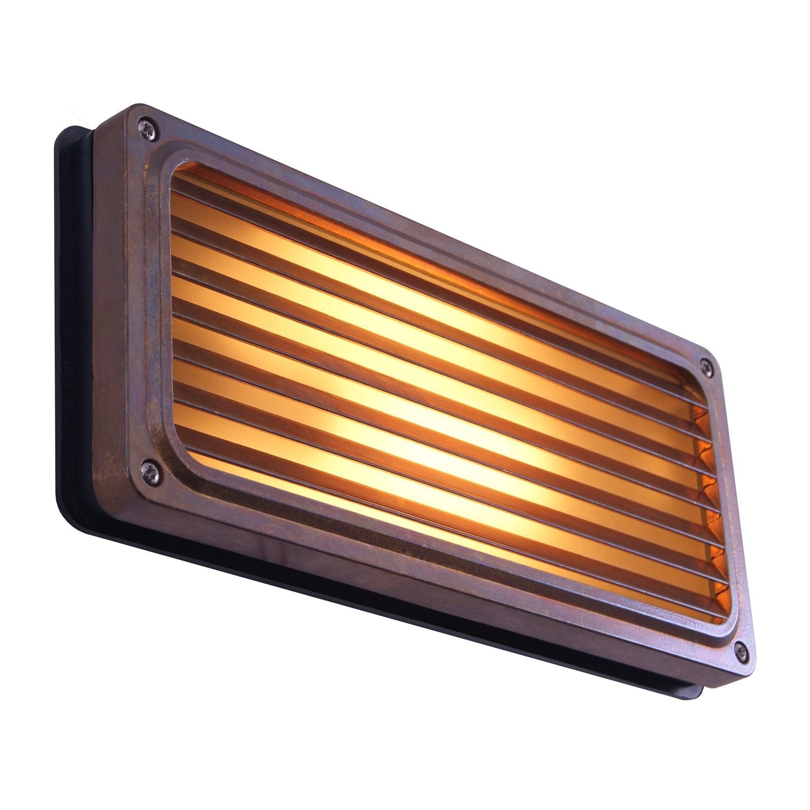 Agher Recessed Grill Wall Light IP54 - Wall Lights from RETROLIGHT. Made by Mullan Lighting.