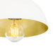 Avon Brass Dome Pendant 20cm - Pendant Lights from RETROLIGHT. Made by Mullan Lighting.