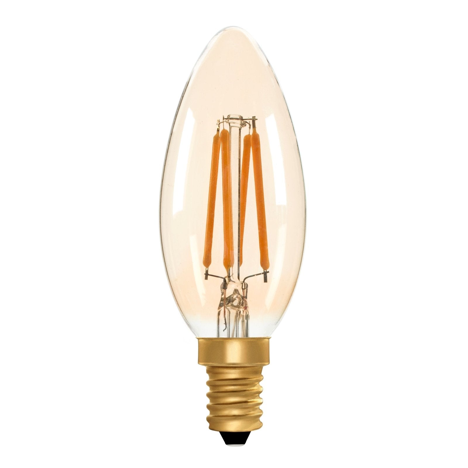 Candle C35 Amber 4W E14 2200K - LED Lamp from RETROLIGHT. Made by Zico Lighting.
