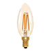 Candle C35 Amber 4W E14 2200K - LED Lamp from RETROLIGHT. Made by Zico Lighting.