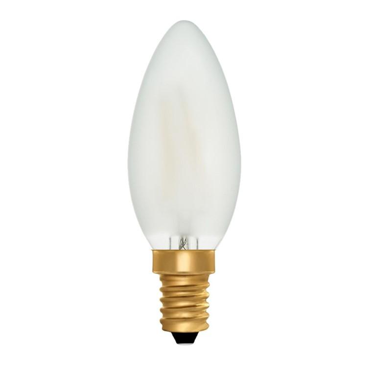 Candle C35 Frosted 4W E14 2200K - LED Lamp from RETROLIGHT. Made by Zico Lighting.