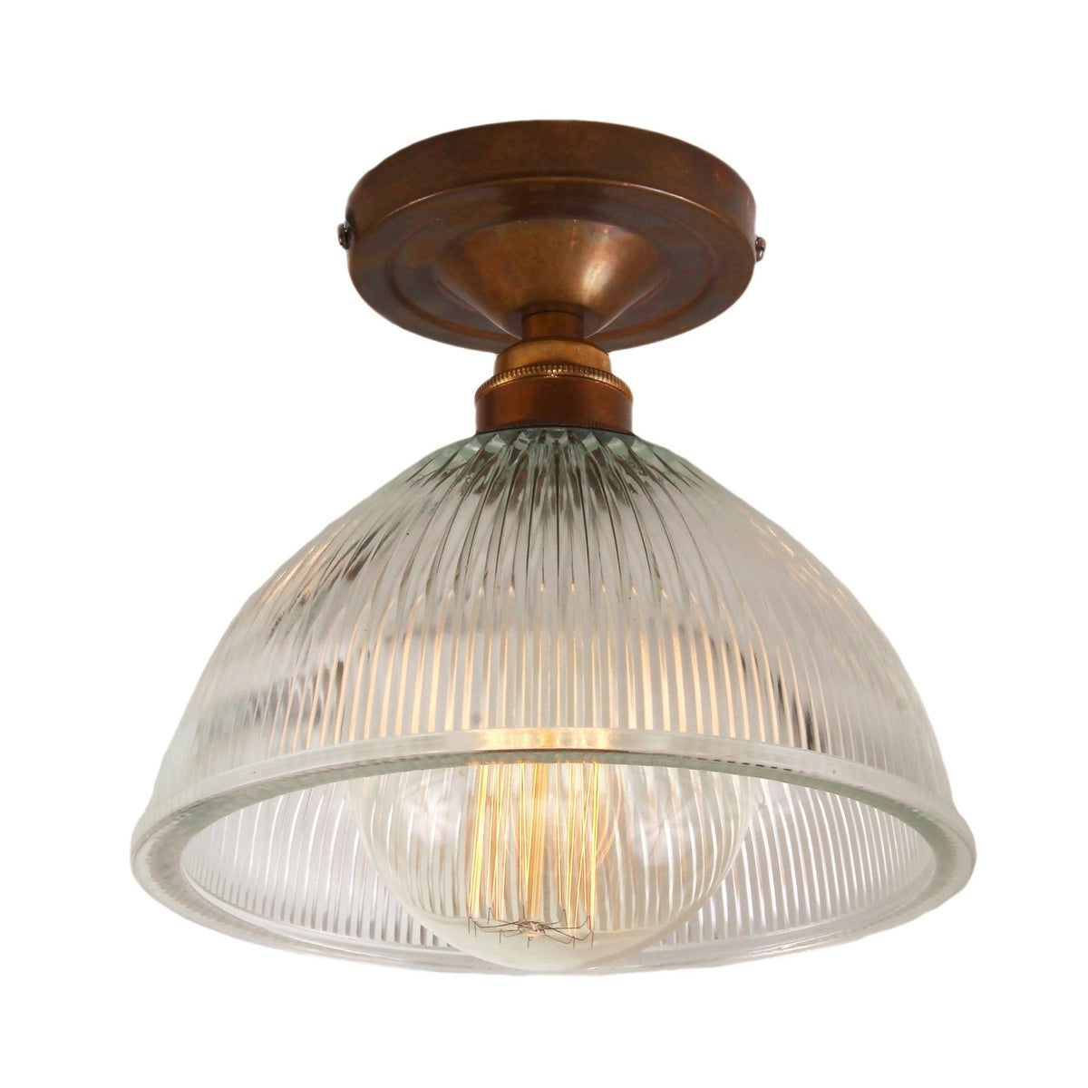 Erbil Prismatic Flush Ceiling Light Art Deco Lighting retrolight.co