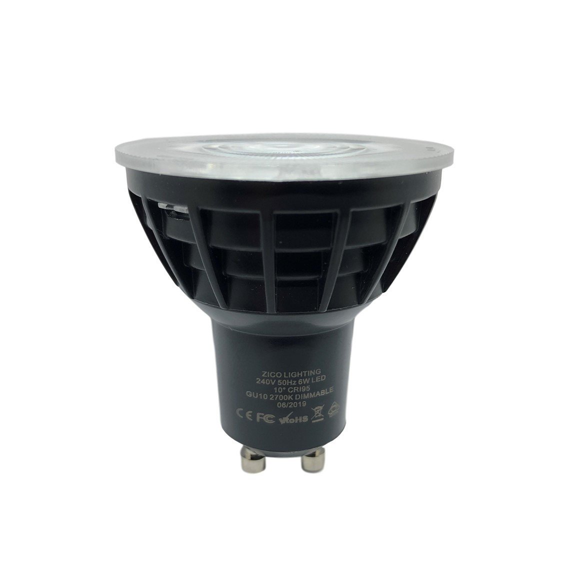 GU10 COB Dimmable 6W 2700K 10° - LED Lamp from RETROLIGHT. Made by Zico Lighting.
