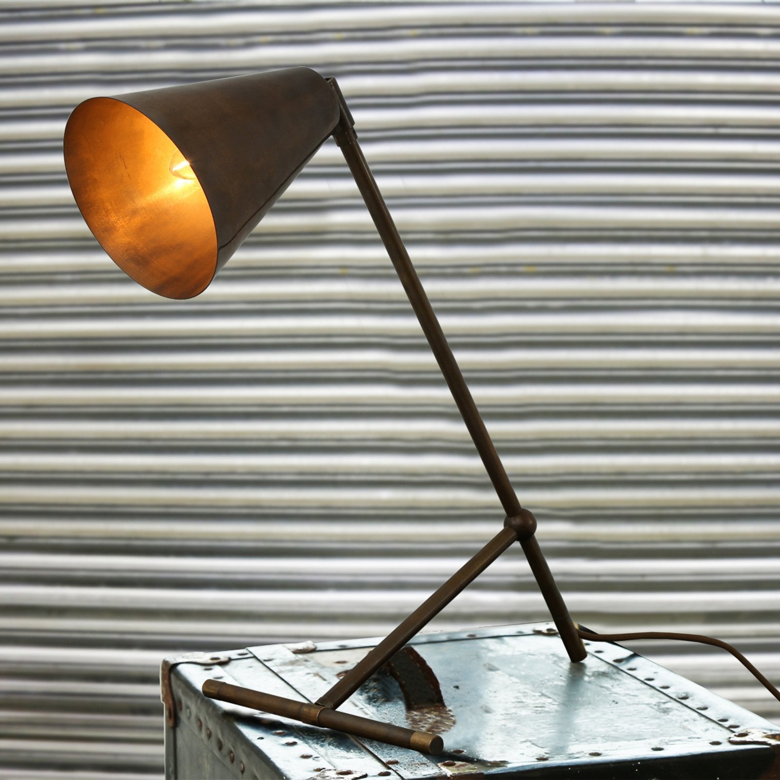 Havana Modern Industrial Table Lamp - Table Lamps from RETROLIGHT. Made by Mullan Lighting.
