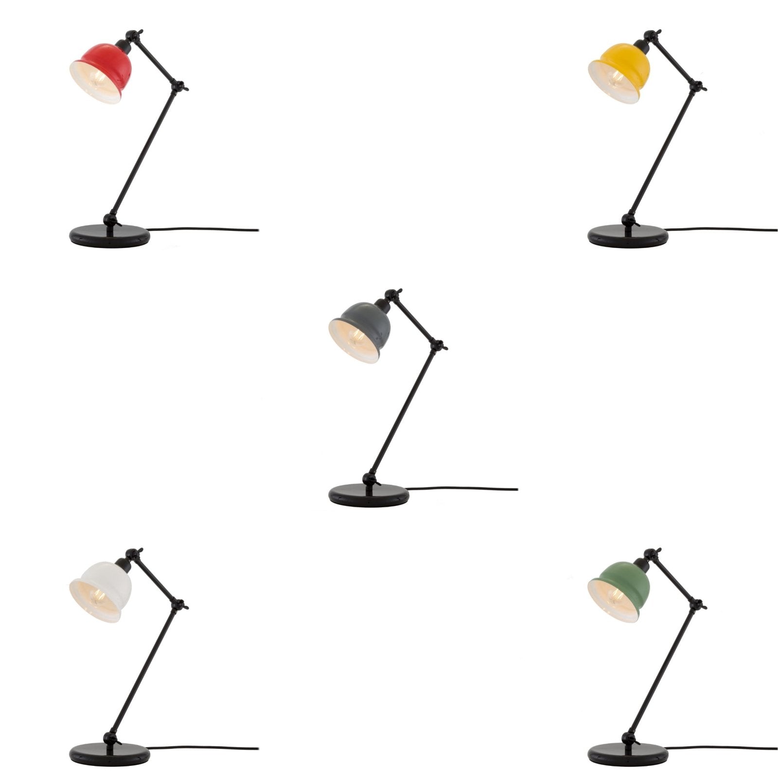 Nico Black Table Lamp - Table Lamps from RETROLIGHT. Made by Mullan Lighting.