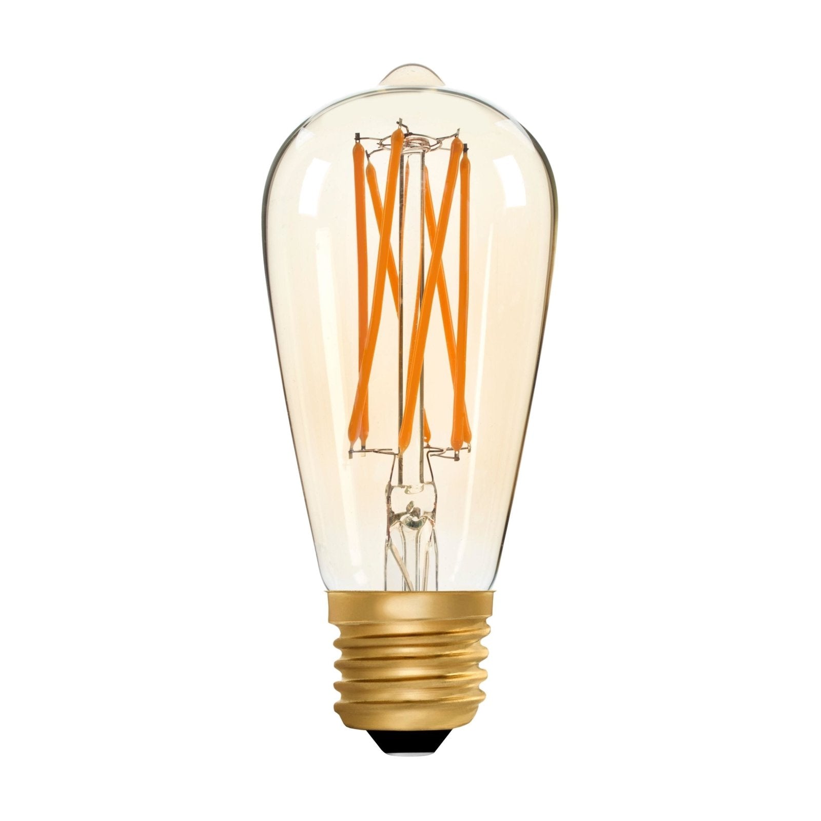 Squirrel Cage ST64 Amber 6W E27 2200K - LED Lamp from RETROLIGHT. Made by Zico Lighting.